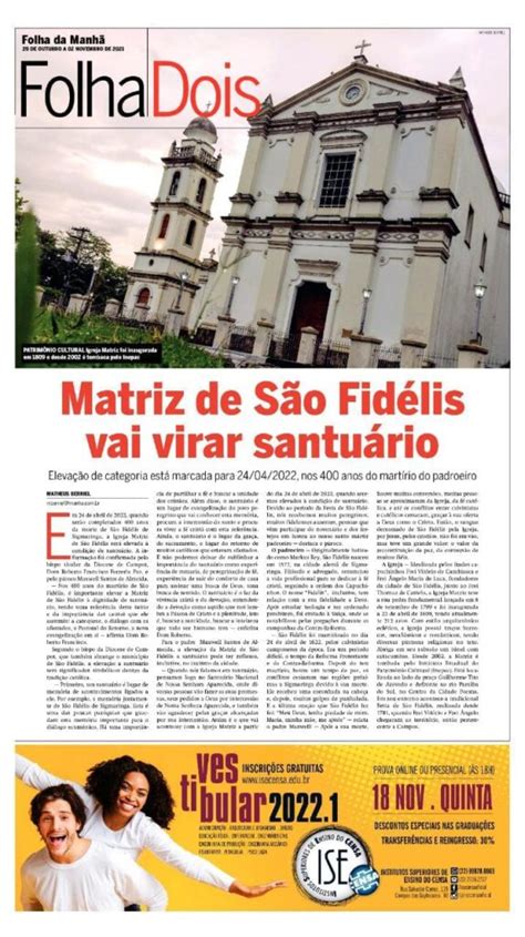 folha da manhã de campos.
